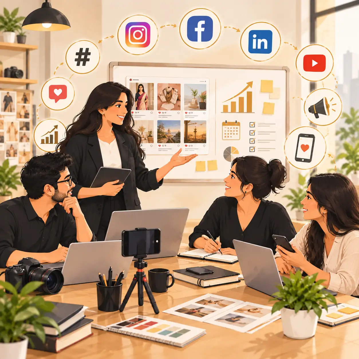 Social media management services